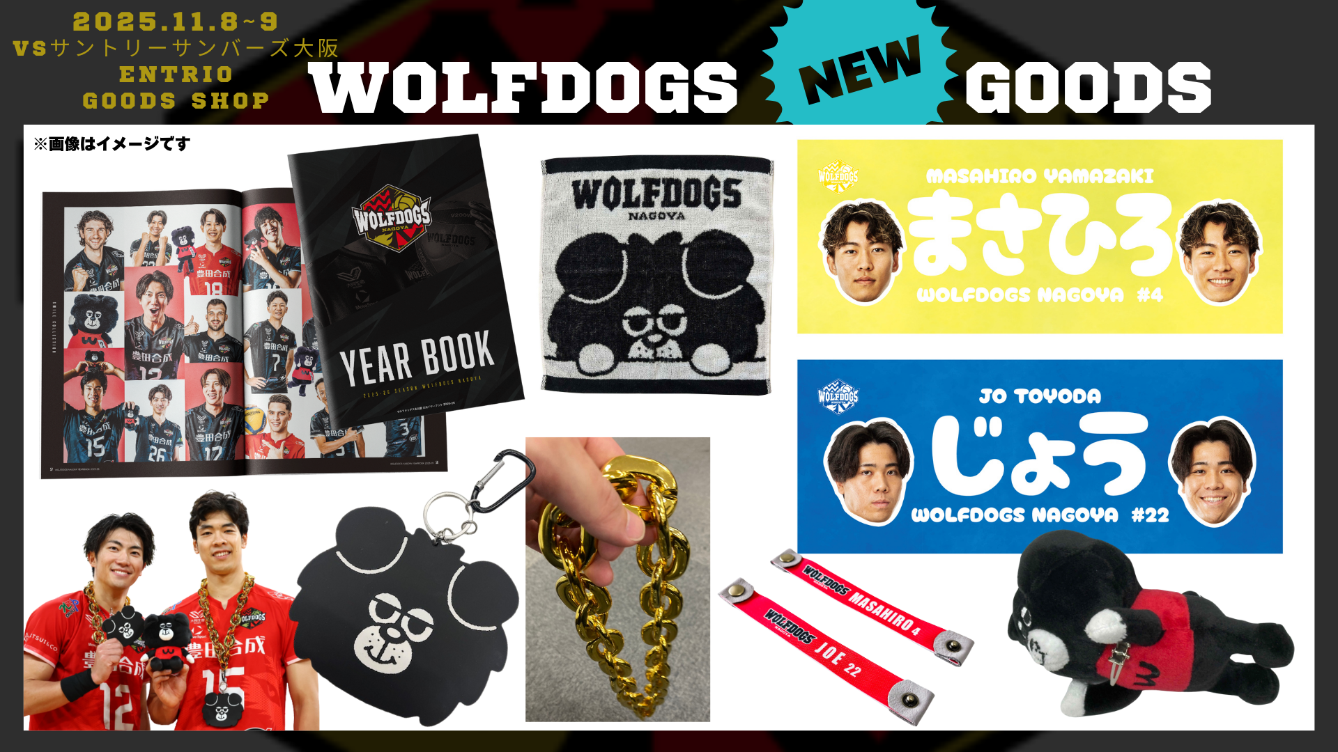 11/8-9サントリーサンバーズ大阪戦】ウルフドッグス名古屋オフィシャル